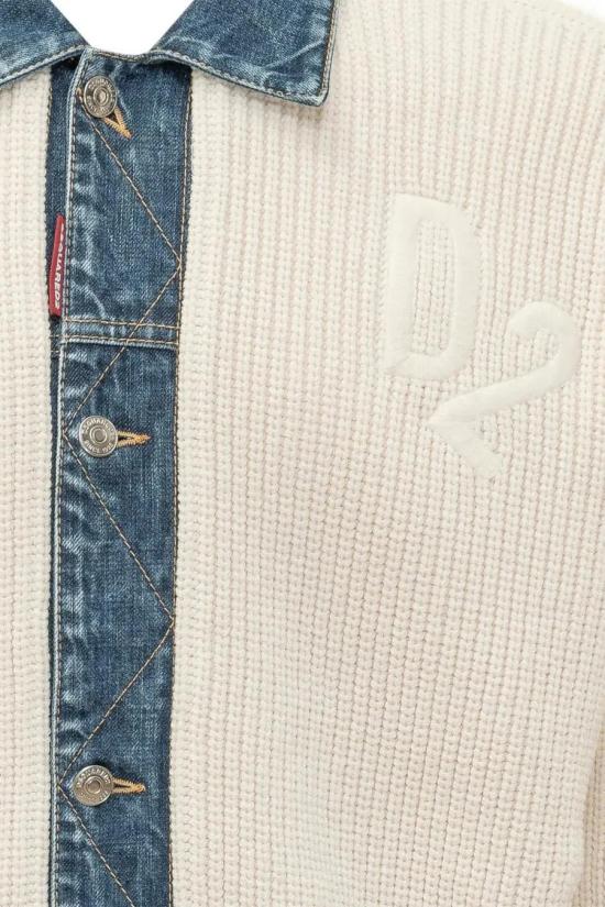 26SS 디스퀘어드2 가디건 S74HA1591D13185961 WHITE - DSQUARED2