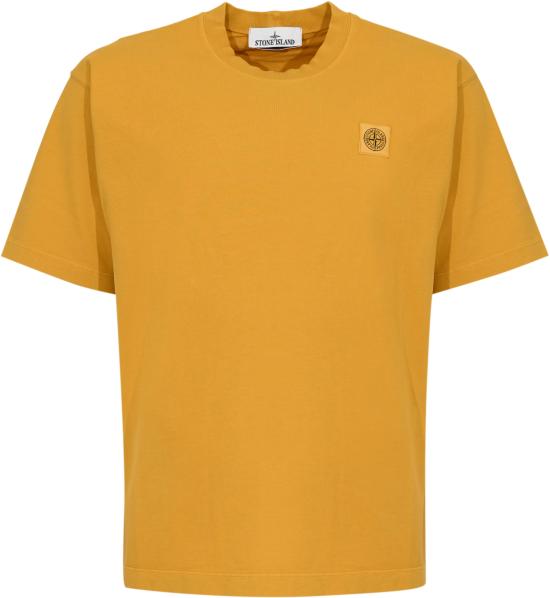 26SS 스톤 아일랜드 반팔 티셔츠 2100030S0115V0034 YELLOW