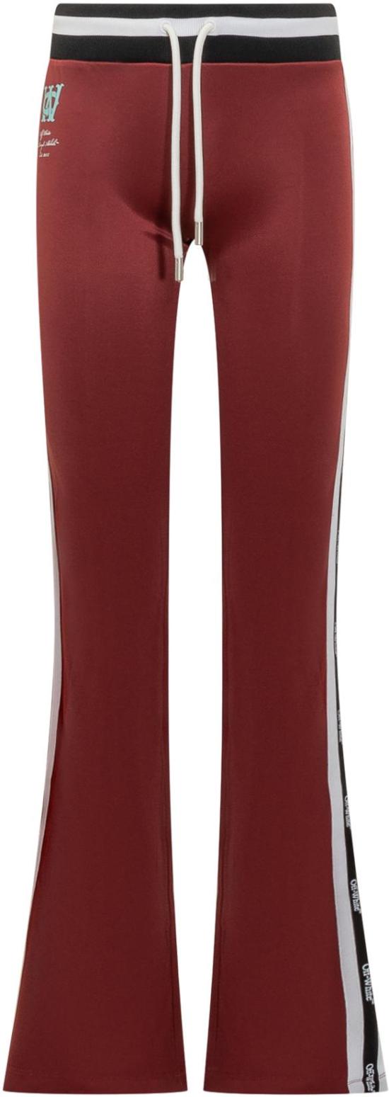25FW 오프화이트 트레이닝/조거 팬츠 OWCJ007F25JER0012670 MAROON