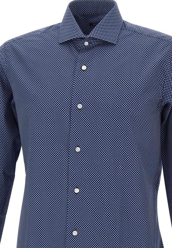 25FW 발바 긴팔 셔츠 I1U02P0150051U0001 BLUE - BARBA