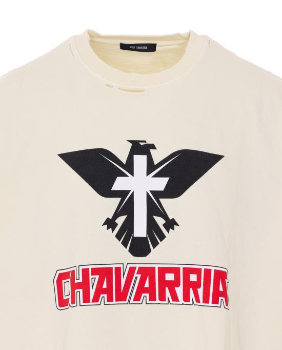 26SS 윌리 차바리아 반팔 티셔츠 WCJSY0275 065 White - WILLY CHAVARRIA