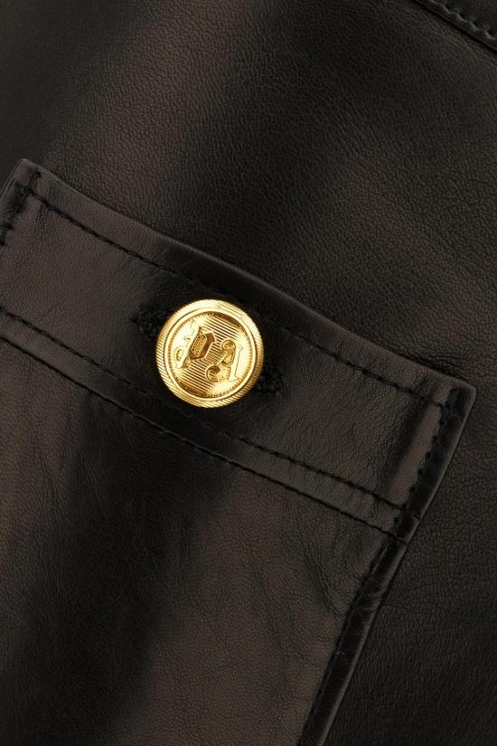  팜앤젤스 플레어 팬츠 PWJB013F23LEA0011076 BLACK - PALM ANGELS