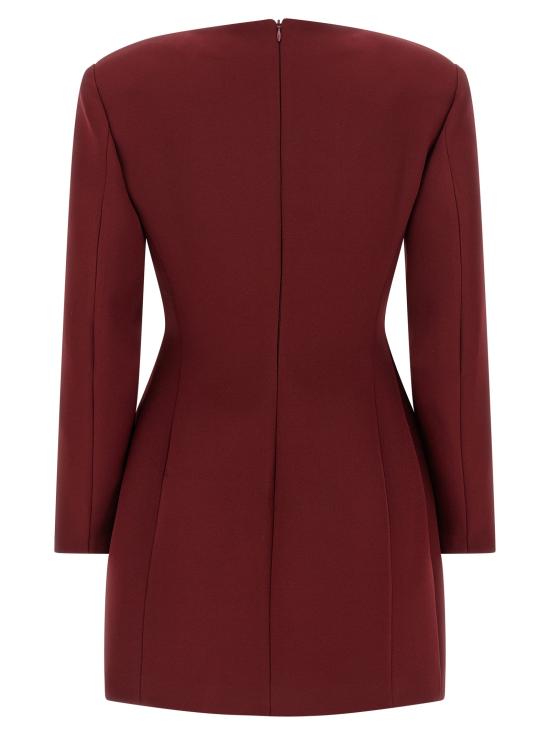 25FW 안다마네 숏 원피스 T180105ATNP0B8BURGUNDY - ANDAMANE