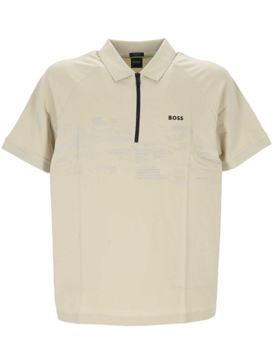 26SS 보스 폴로 티셔츠 50559010 272 Beige