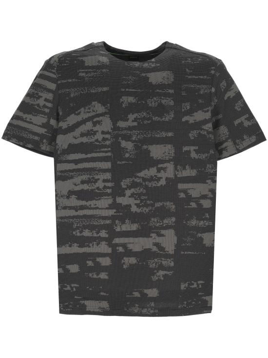 26SS 보스 반팔 티셔츠 50558565 001 Black