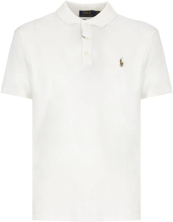 26SS 랄프 로렌 폴로 티셔츠 710685514001 WHITE