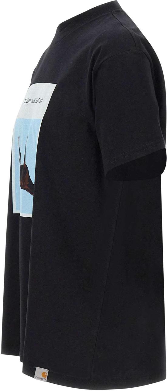 26SS 칼하트 WIP 숏슬리브 션 해밀턴 02 티셔츠 I03626989XX BLACK - CARHARTT