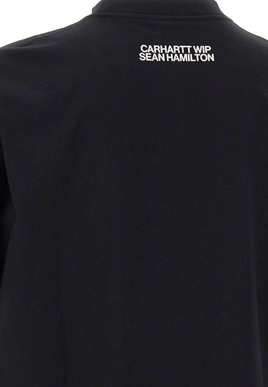 26SS 칼하트 WIP 숏슬리브 션 해밀턴 02 티셔츠 I03626989XX BLACK - CARHARTT