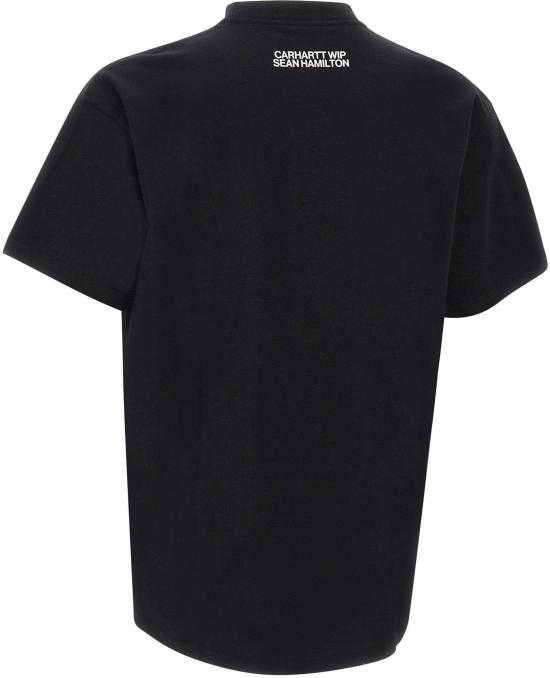 26SS 칼하트 WIP 숏슬리브 션 해밀턴 02 티셔츠 I03626989XX BLACK - CARHARTT