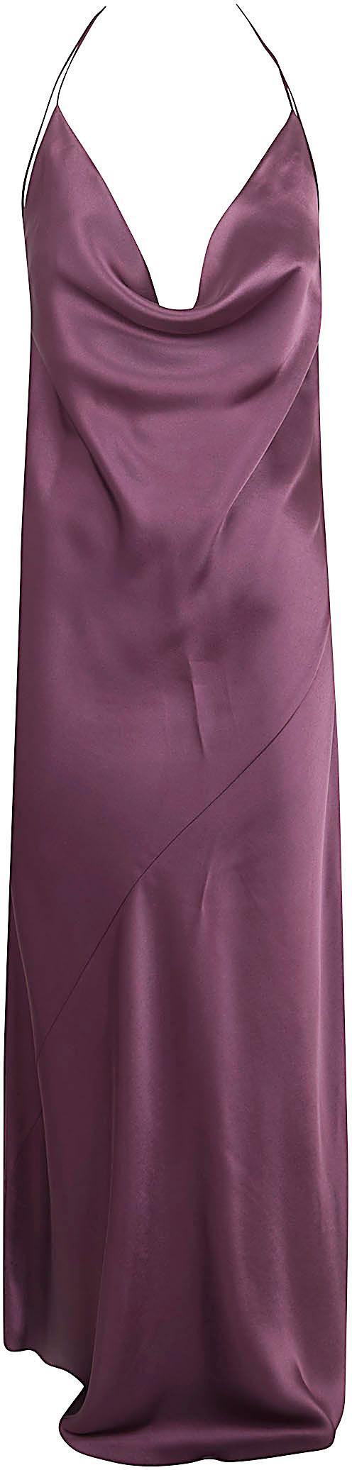  핑코 롱 원피스 106587A1Y5 PURPLE