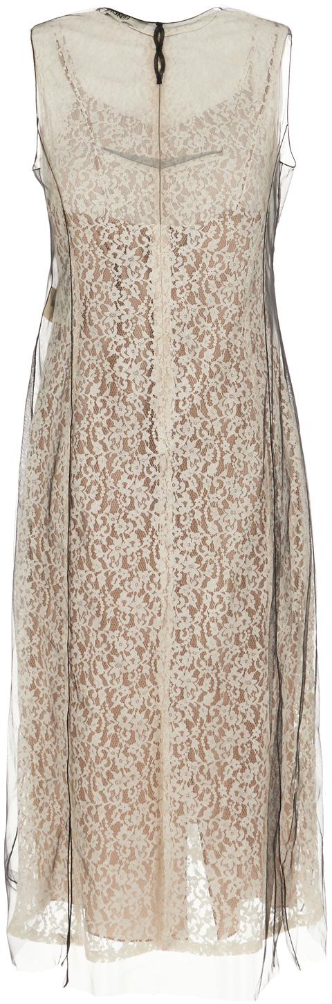 25SS 펜디 롱 원피스 FDD298AUP7F1T48 WHITE - FENDI