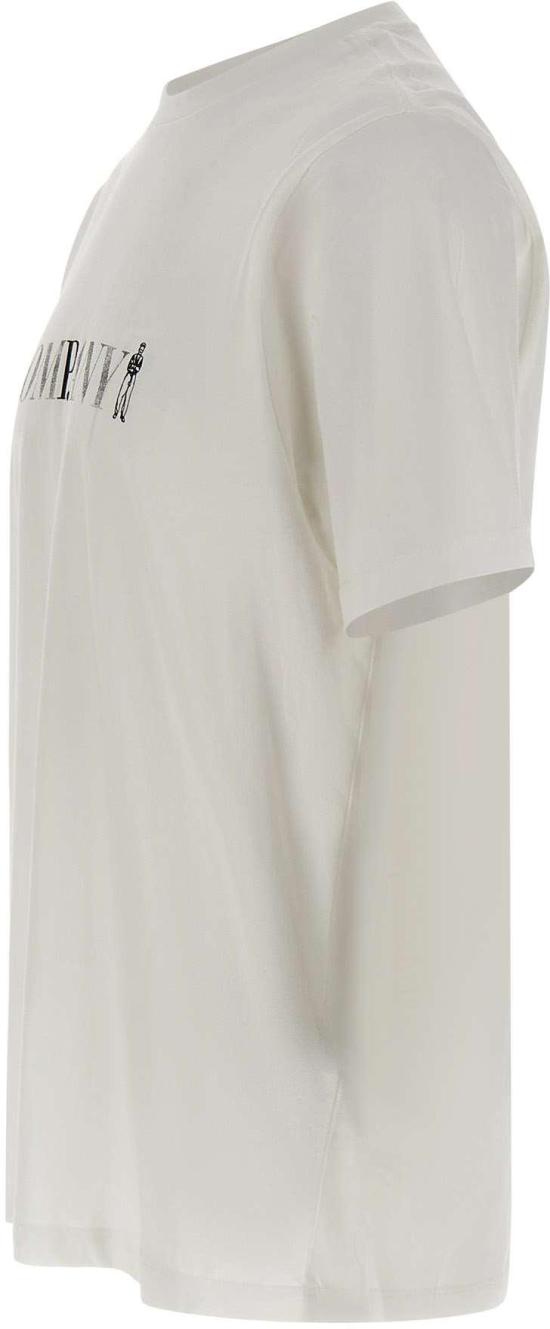 26SS 씨피 컴퍼니 30/1 저지 숏슬리브 로고 티셔츠 20CMTS085A005100W103 WHITE - C.P. COMPANY