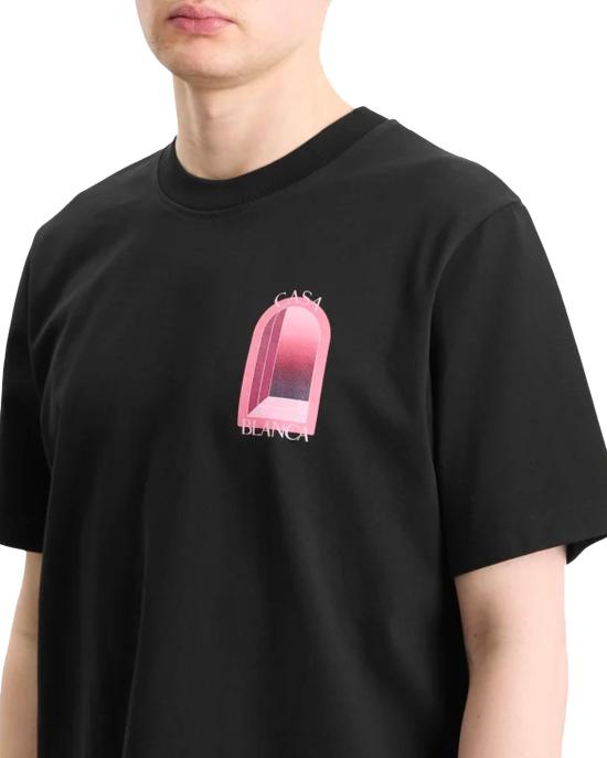 26SS 카사블랑카 탑 MSP26JTS00111 BLACK - CASABLANCA