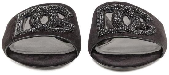 25FW 돌체앤가바나 뮬/슬리퍼 CQ0666AV14880999 BLACK - DOLCE & GABBANA