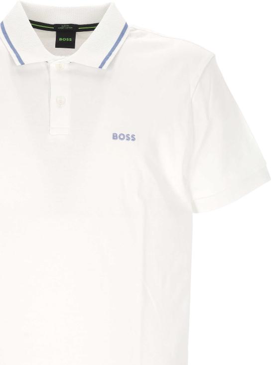 26SS 보스 폴로 티셔츠 50562481 100 White - BOSS