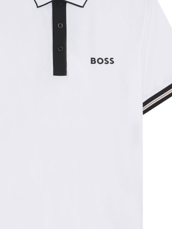 26SS 보스 폴로 티셔츠 50559214 100 White - BOSS