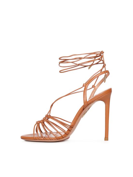 26SS 아쿠아주라 샌들 RTMHIGS0 NAPTOB TOBACCO - AQUAZZURA