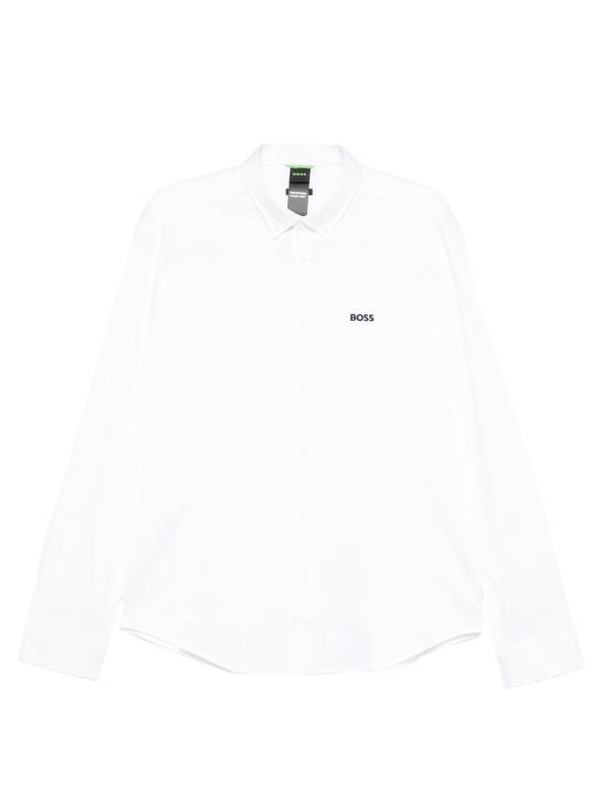 26SS 보스 긴팔 셔츠 50555946 100 White