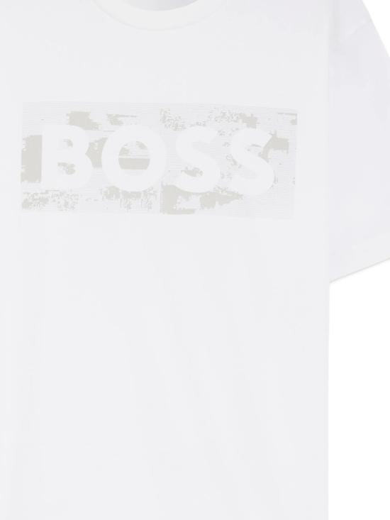 26SS 보스 반팔 티셔츠 50559363 100 White - BOSS