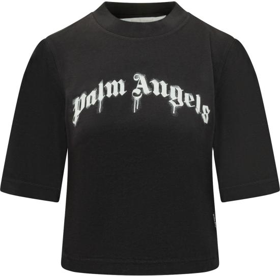 26SS 팜앤젤스 반팔 티셔츠 PWAA079S26JER0041003 BLACK