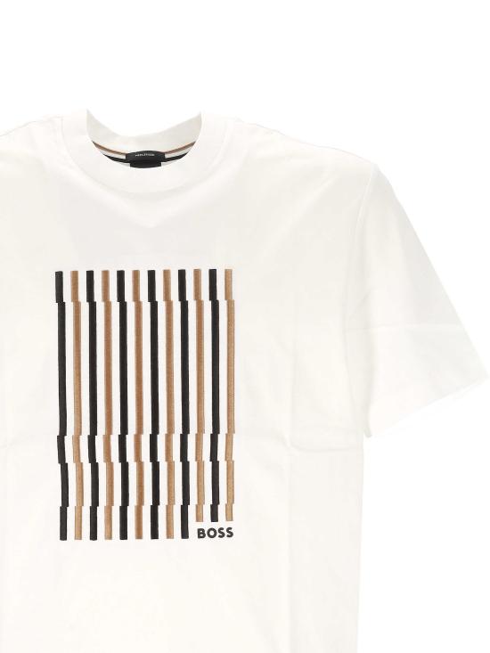 26SS 보스 반팔 티셔츠 50560466 100 White - BOSS