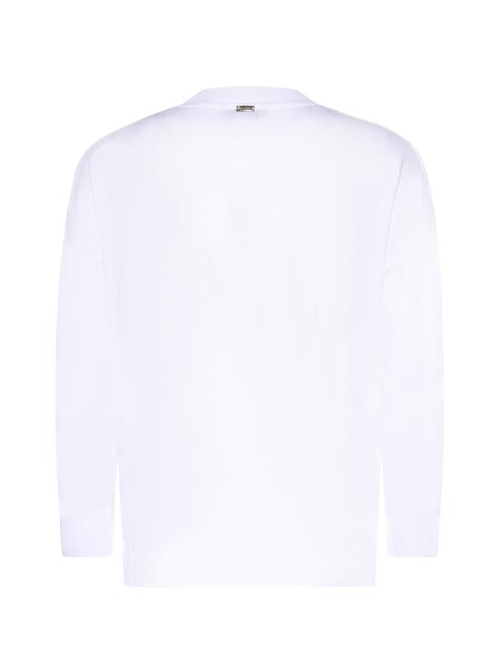 26SS 에르노 긴팔 티셔츠 JV000015D 520561000 WHITE - HERNO