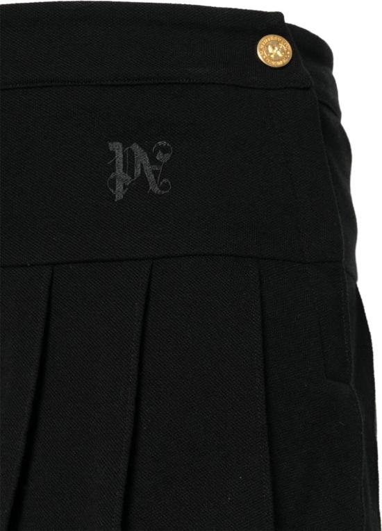  팜앤젤스 미디 스커트 PWCC070S24FAB0011010 BLACK - PALM ANGELS