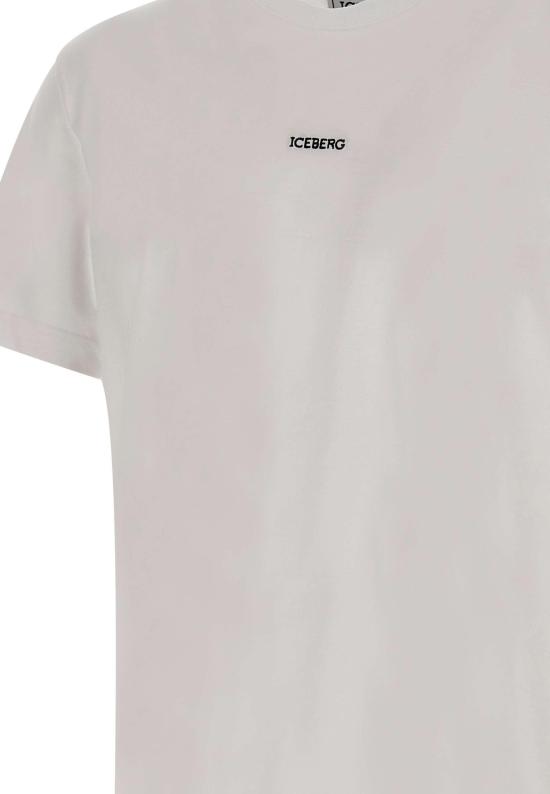 26SS 아이스 비 아이스버그 반팔 티셔츠 26EI1P0F0456325WHITE - ICE B ICEBERG