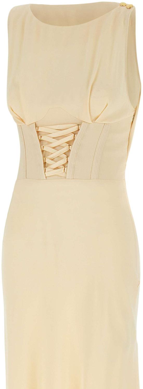 25SS 엘리자베타프랜치 롱 원피스 AB84652E2DC7 YELLOW - ELISABETTA FRANCHI