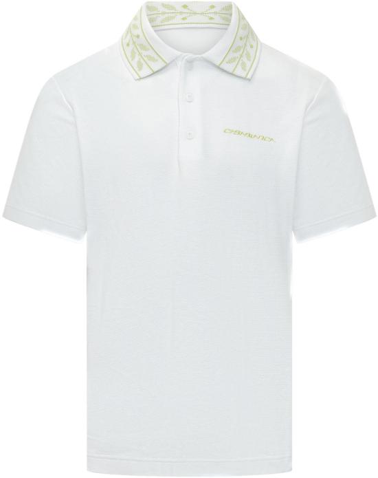 26SS 카사블랑카 폴로 티셔츠 MSS26JTP49901 WHITE