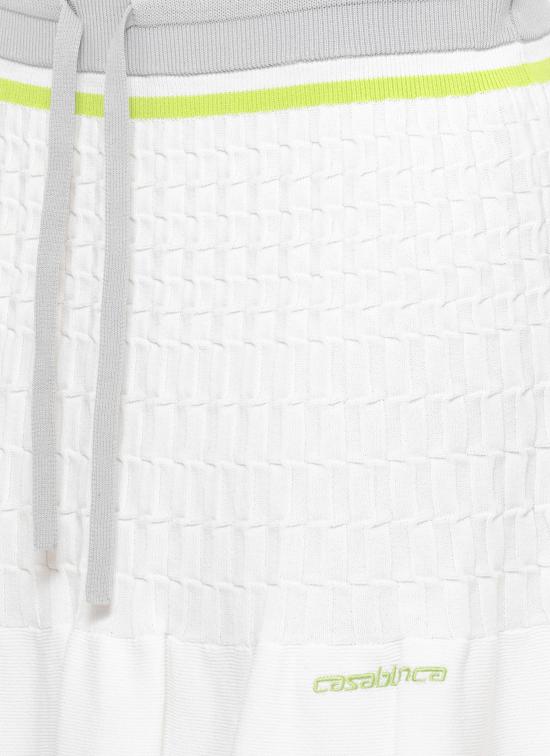 26SS 카사블랑카 숏 스커트 WSP26KW124801 WHITE - CASABLANCA