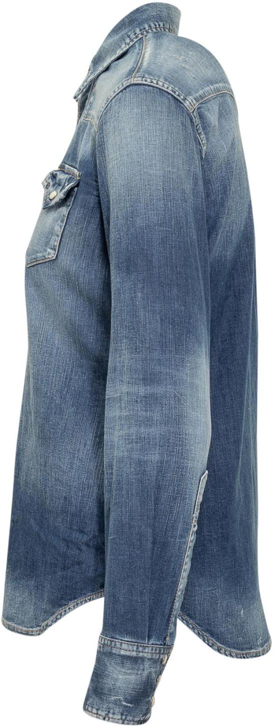 25FW 디스퀘어드2 데님 셔츠 S75DL0919S30341470 BLUE - DSQUARED2
