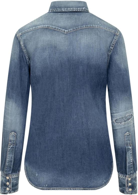 25FW 디스퀘어드2 데님 셔츠 S75DL0919S30341470 BLUE - DSQUARED2