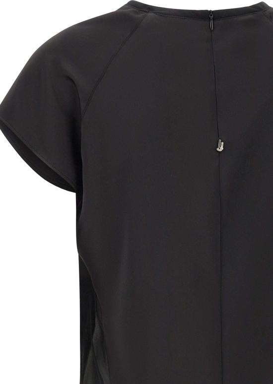25FW 리우조 반팔 티셔츠 CF5287T295622222 BLACK - LIU JO