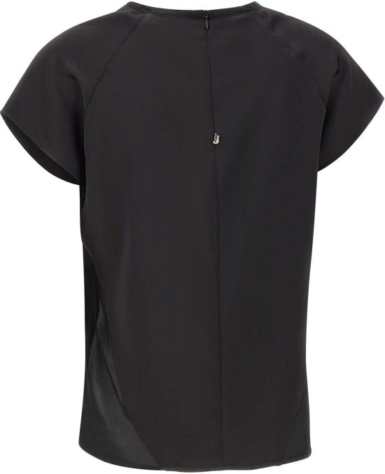 25FW 리우조 반팔 티셔츠 CF5287T295622222 BLACK - LIU JO
