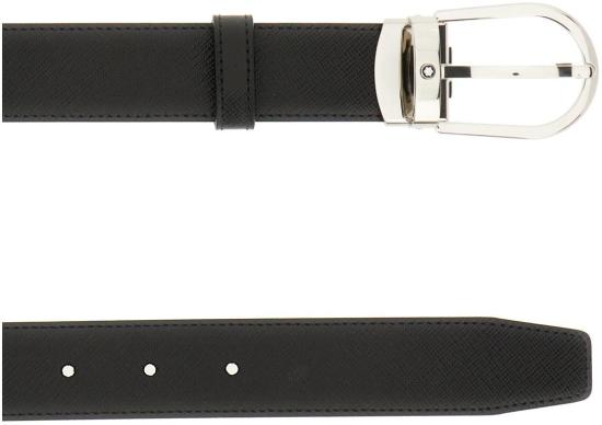 26SS 몽블랑 가죽 벨트 222139BLACKEBONY - MONTBLANC