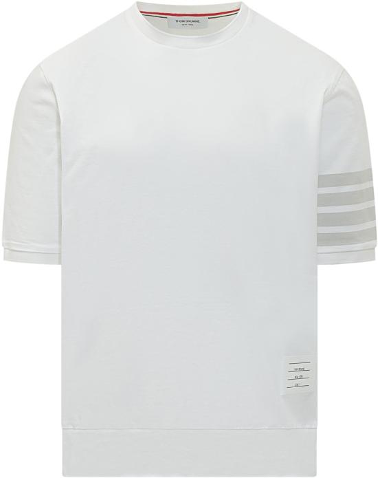 26SS 톰브라운 코튼 저지 4바 티 MJS303AJ0253100 WHITE