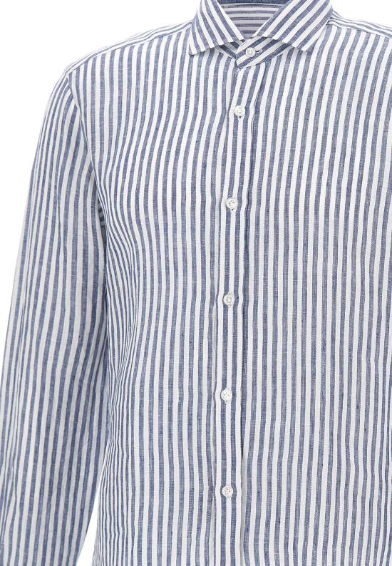 25SS 발바 긴팔 셔츠 LFU02P0147066U0004 BLUE - BARBA