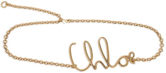 26SS 끌로에 슬림 벨트 CHC24AC068CB7 GOLD