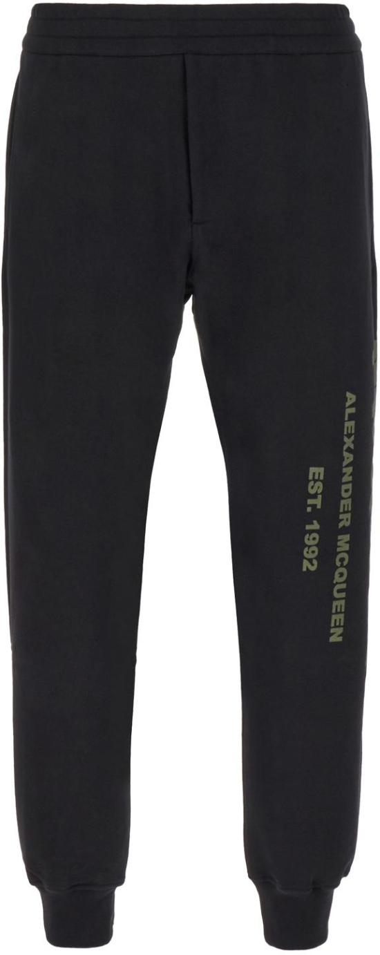  알렉산더 맥퀸 트레이닝/조거 팬츠 688714QTAAB0519 BLACK