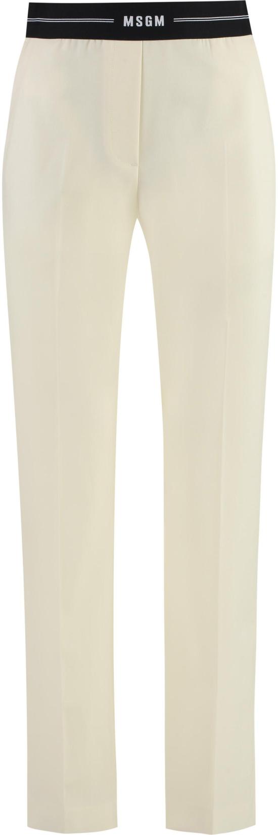  엠에스지엠 스트레이트 팬츠 3641MDP15 WHITE - MSGM