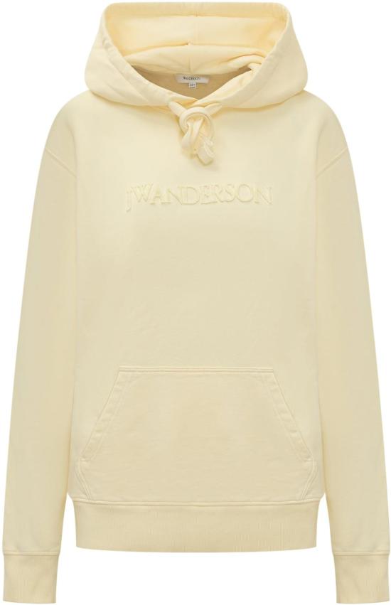 25FW JW앤더슨 후드 티셔츠 JW0231PG1632215 WHITE
