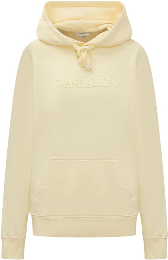 25FW JW앤더슨 후드 티셔츠 JW0231PG1632215 WHITE