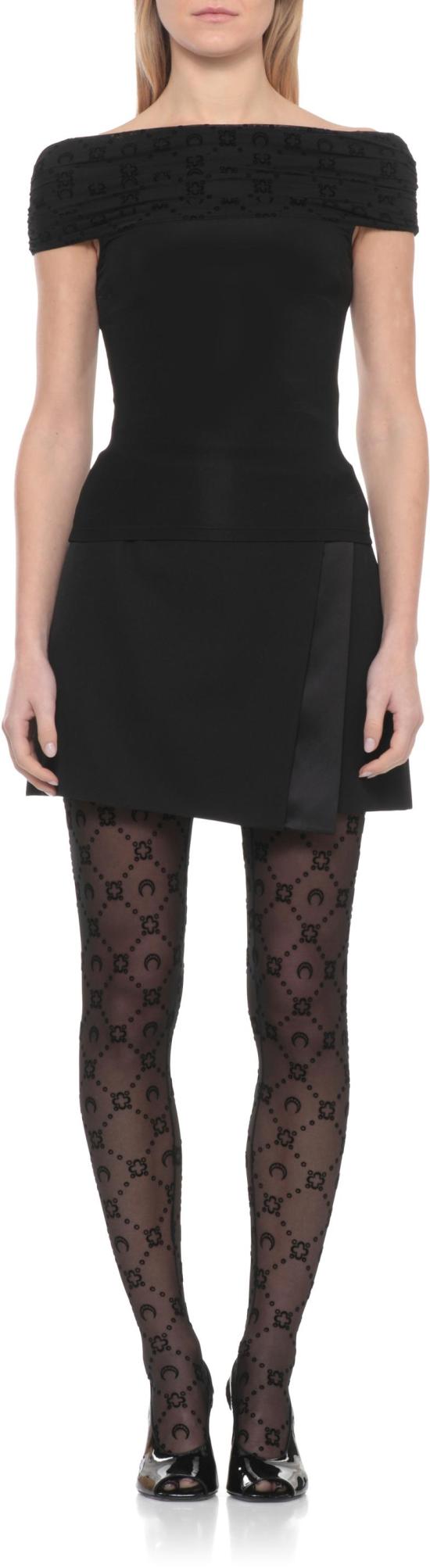 26SS 마린세르 오프 숄더 드레이프 탑 WTO509ACJER0022BK99 BLACK - MARINE SERRE