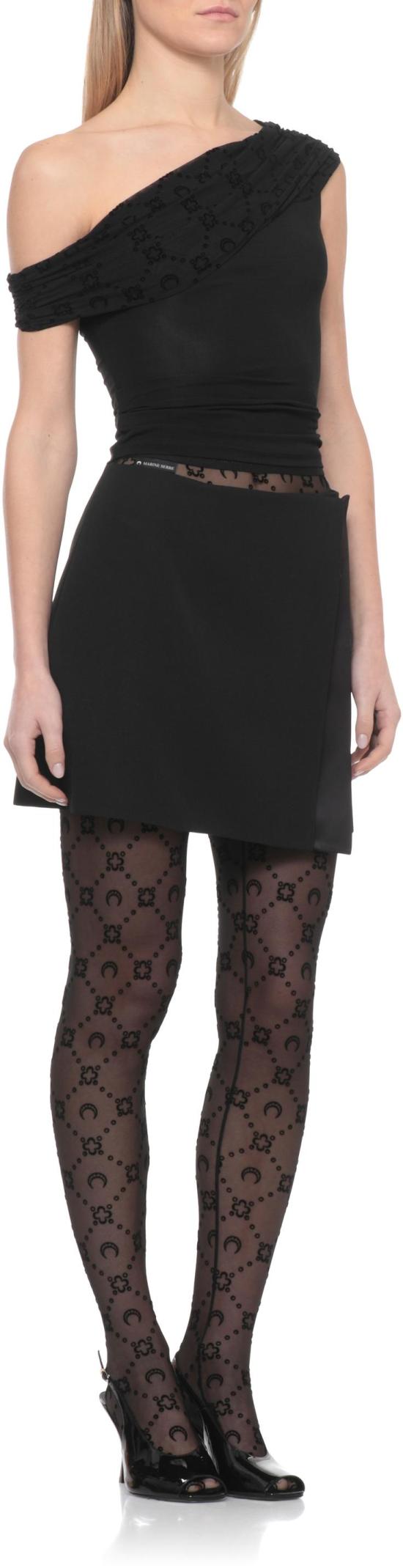 26SS 마린세르 오프 숄더 드레이프 탑 WTO509ACJER0022BK99 BLACK - MARINE SERRE