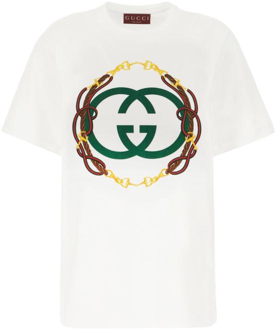 26SS 구찌 프린트 디테일 코튼 저지 티셔츠 837959XJHMY9081 DIVERS