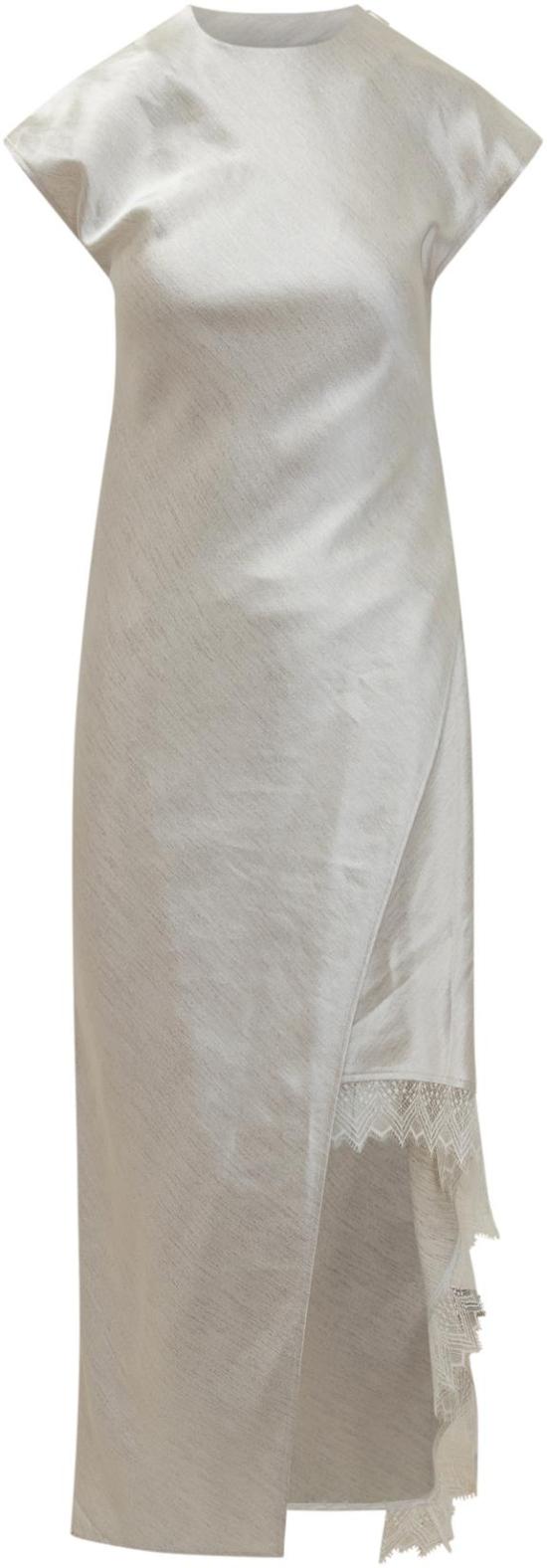 25SS JW앤더슨 롱 원피스 DR0470PG1693002 WHITE