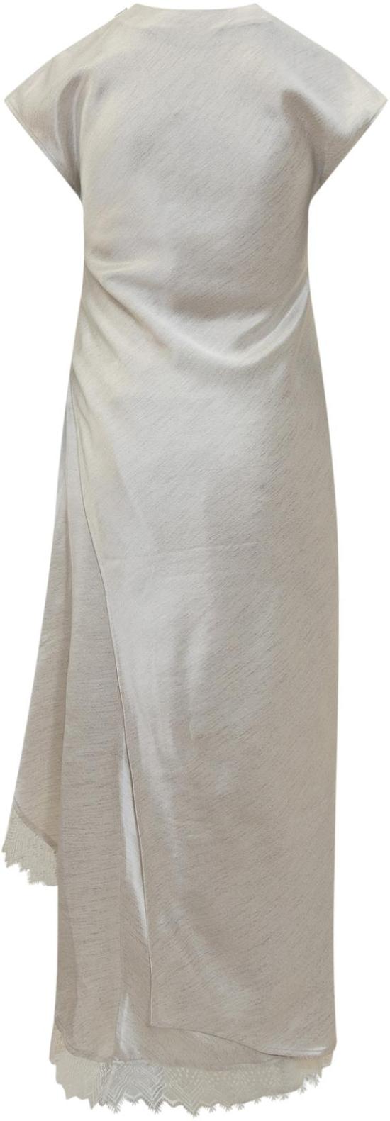 25SS JW앤더슨 롱 원피스 DR0470PG1693002 WHITE - JW ANDERSON