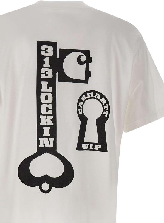 26SS 칼하트 WIP 숏슬리브 락 티셔츠 I03623002XX WHITE - CARHARTT
