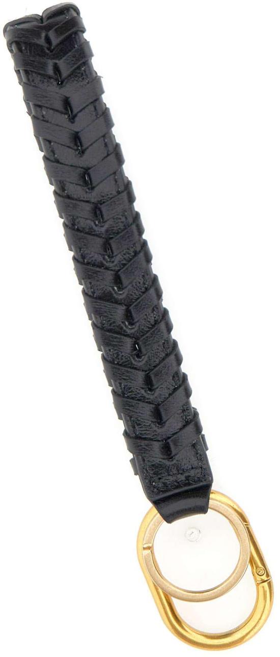 26SS 지아니 끼아리니 키링 PCHANDLEBRAIDNERO BLACK